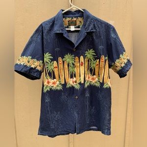 Men’s Hawaiian shirt Surfboards XL